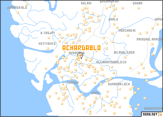 map of Āchār Dablo