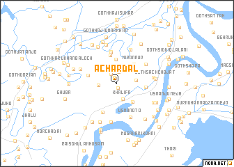 map of Āchār Dal