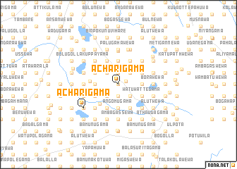 map of Acharigama