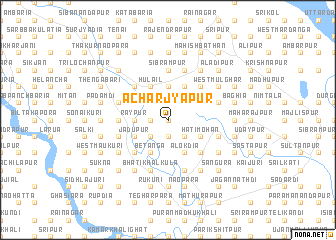 map of Āchārjyapur