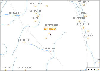 map of Achār