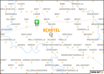 map of Achâtel