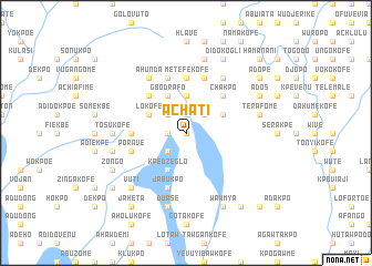 map of Achati