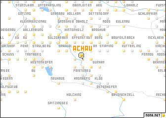 map of Achau