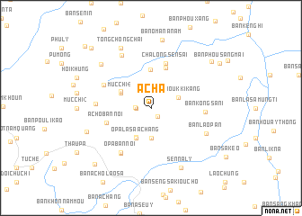 map of A Cha