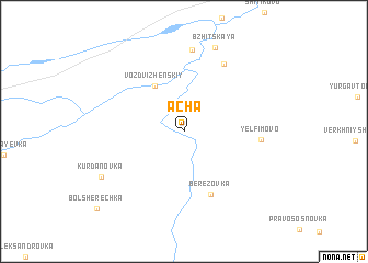 map of Acha