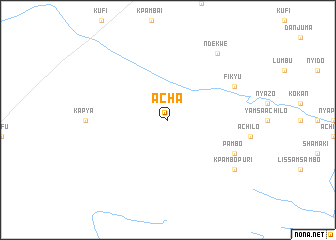 map of Acha