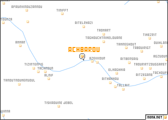 map of Achbarou