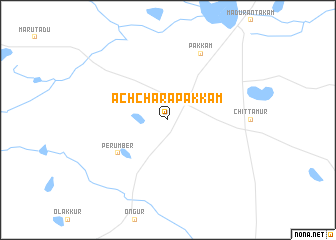 map of Achcharapākkam