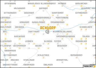 map of Achdorf