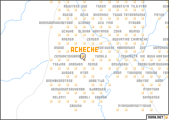 map of Acheche