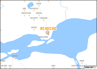 map of Acheche