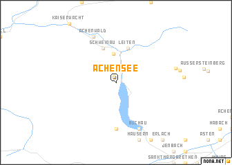 map of Achensee