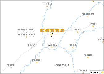 map of Acherensua