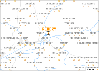 map of Achery