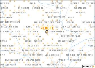 map of Achete