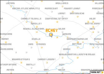 map of Achey