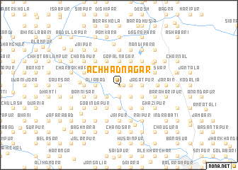 map of Achhadnagar