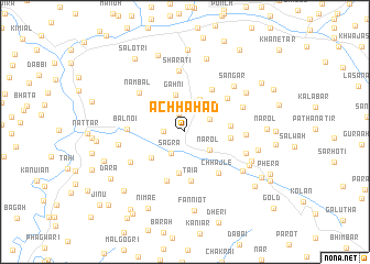 map of Achhāhad