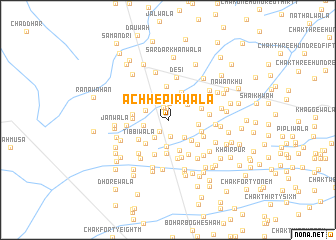 map of Achhe Pīrwāla
