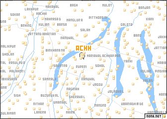 map of Achh