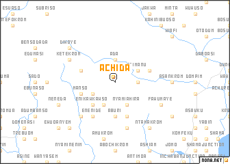 map of Achida