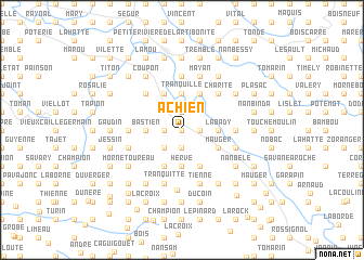 map of Achien