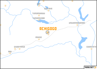 map of Achigogo