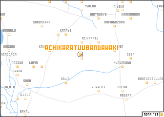 map of Achikaratu Ubandawaki