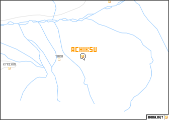 map of Achiksu