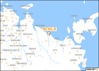 map of Achila