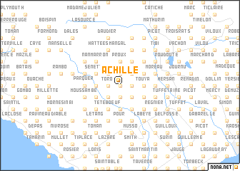 map of Achille