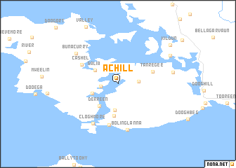 map of Achill