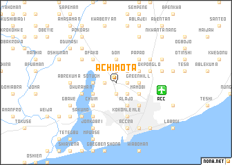 map of Achimota