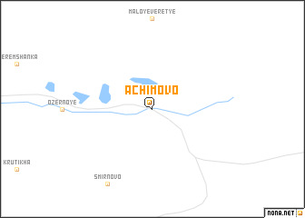 map of Achimovo