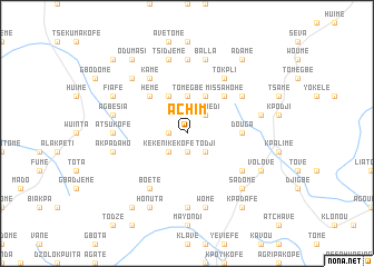 map of Achim