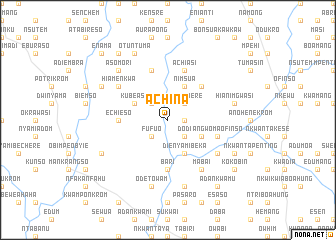 map of Achina