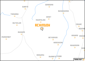 map of Āchʼindow