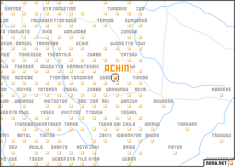 map of Achin