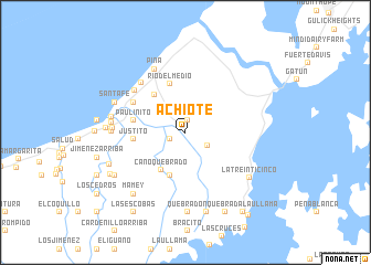 map of Achiote