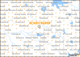 map of Achiriyagama