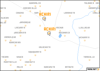 map of Achiri