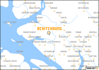 map of Achitchaung