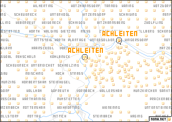 map of Achleiten