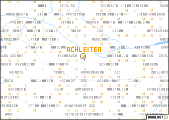 map of Achleiten