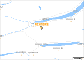 map of Achmore