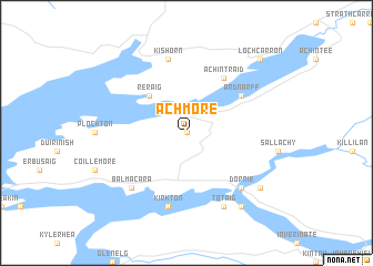 map of Achmore