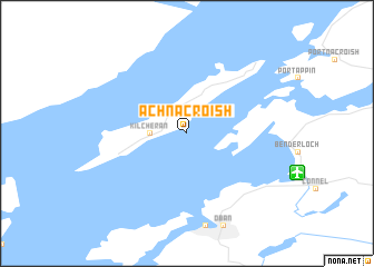 map of Achnacroish