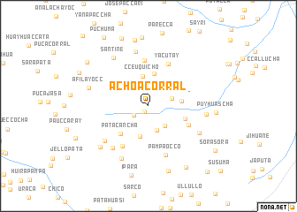 map of Achoacorral