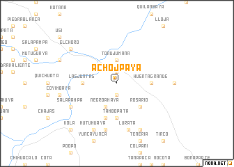 map of Achojpaya